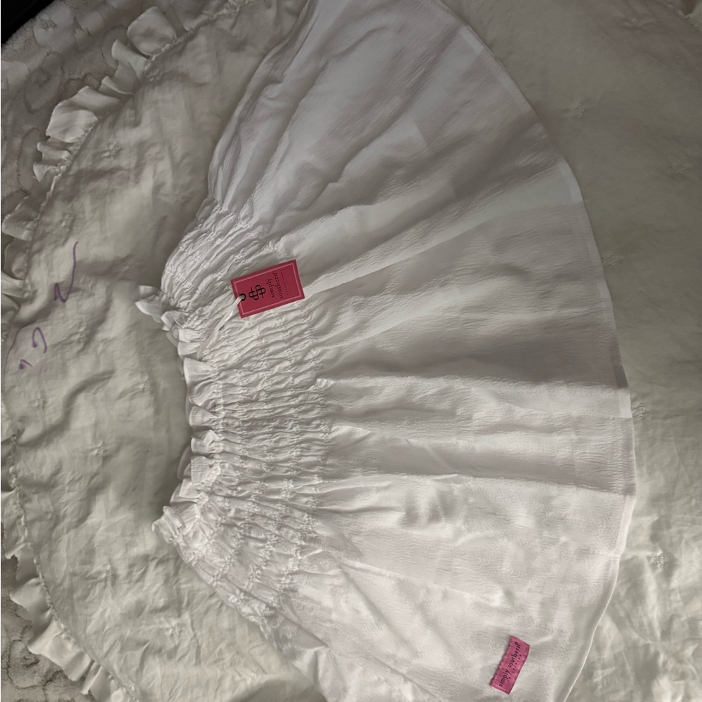 Simply Southern White Skirt with Shorts